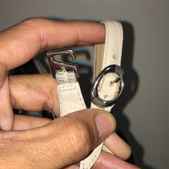 Basconi vintage tuxedo peep toe slingback - Picture 8 of 8